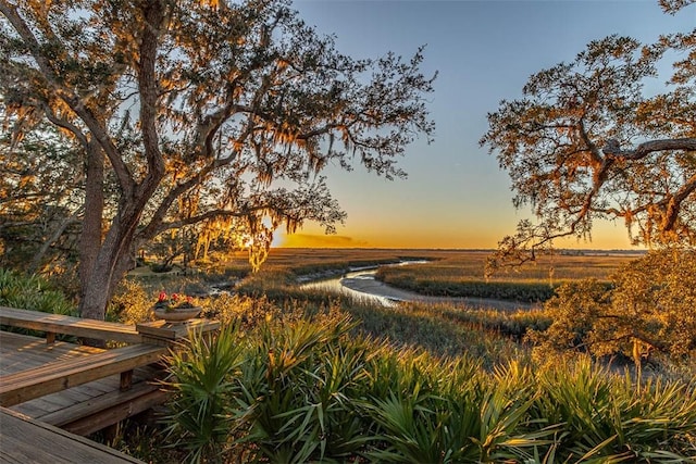 water view with a rural view