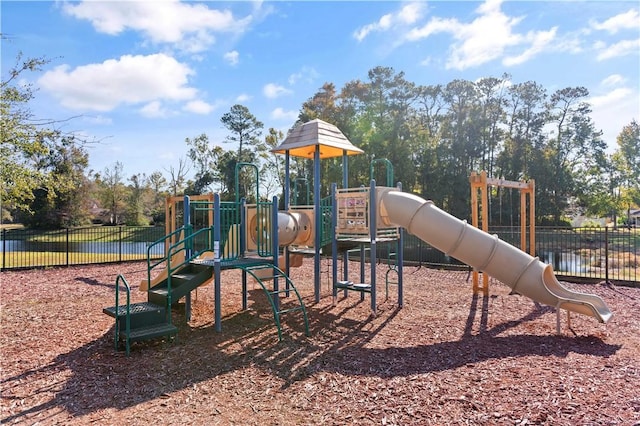 view of jungle gym