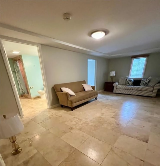 view of unfurnished living room