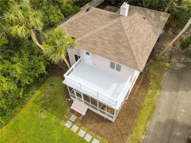 4206 Tenth St, Saint Simons Island, GA 31522 - aerial view of property and surrounding area