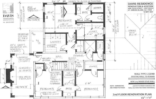 4206 Tenth St, Saint Simons Island, GA 31522 - floor plan / room layout