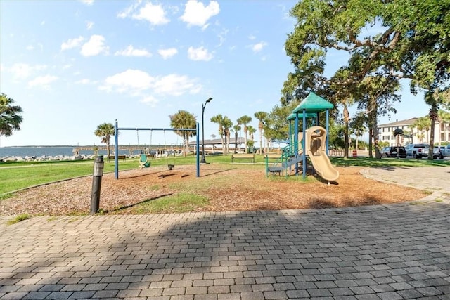 view of play area