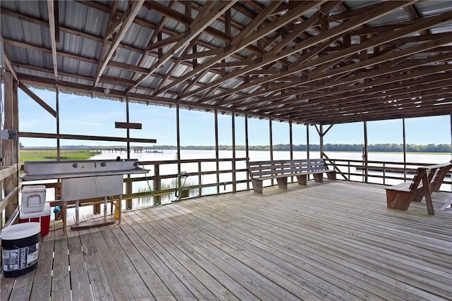 1152 Julienton Lndg NE, Townsend, GA 31331 - dock featuring a water view and boat lift