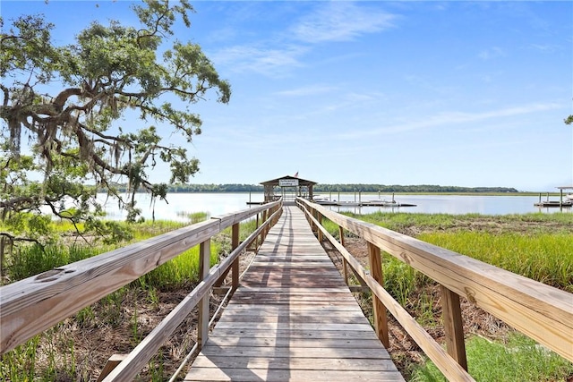 1152 Julienton Lndg NE, Townsend, GA 31331 - dock featuring a water view
