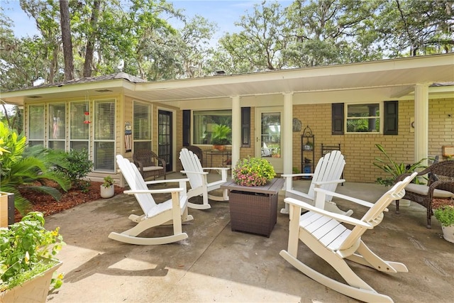 1152 Julienton Lndg NE, Townsend, GA 31331 - view of patio