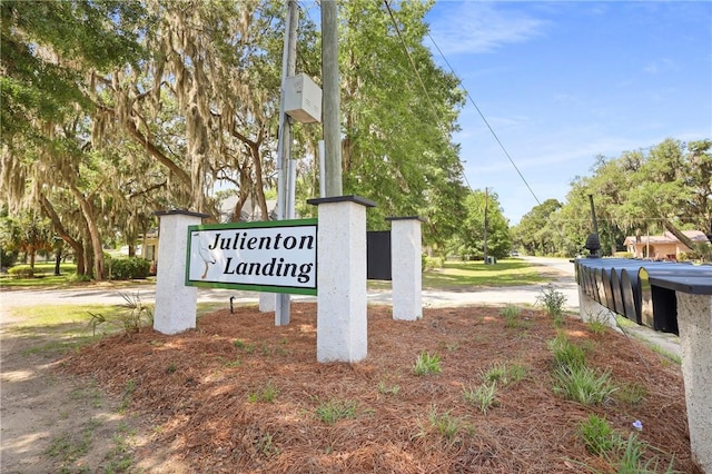 1152 Julienton Lndg NE, Townsend, GA 31331 - view of community / neighborhood sign