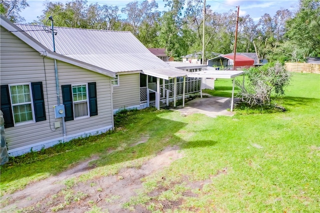 1013 E Waring St, Waycross, GA 31501 - view of yard with a carport