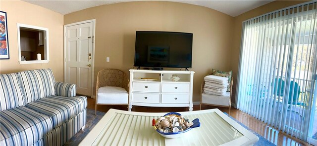 850 Mallery St Unit J-14, Saint Simons Island, GA 31522 - living room with wood finished floors