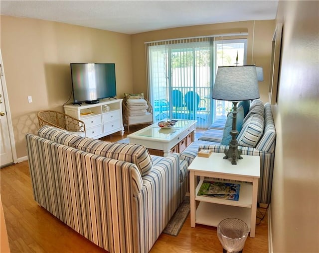 850 Mallery St Unit J-14, Saint Simons Island, GA 31522 - living area with light wood-style flooring
