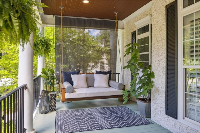 1232 Riverpoint Ln NE, Townsend, GA 31331 - porch featuring an outdoor living space