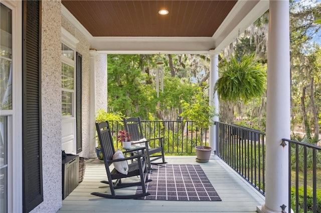 1232 Riverpoint Ln NE, Townsend, GA 31331 - view of porch