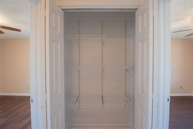 view of closet