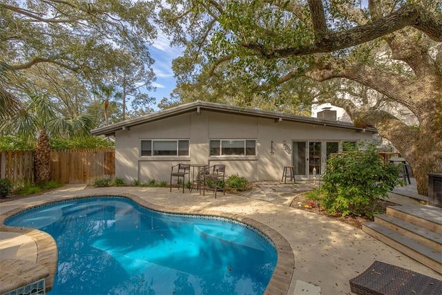 back of house featuring a patio area