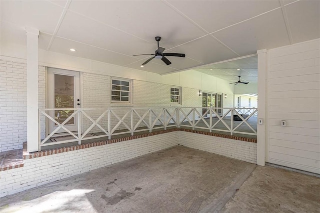 111 Youngwood Dr, Saint Simons Island, GA 31522 - view of patio / terrace featuring a ceiling fan