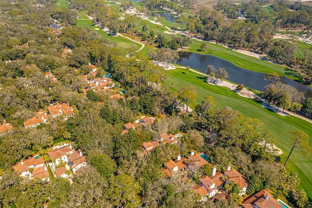 104 Fife Lane (Forest Cottage 108), Sea Island, GA 31561 - view of property location featuring a nearby body of water, a local golf course, nearby suburban area, and a tree filled landscape