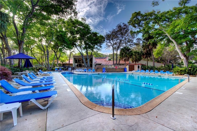 view of swimming pool