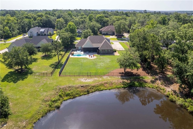 98 Bartram Trl, Brunswick, GA 31523 - view from above of property featuring a nearby body of water and a pool