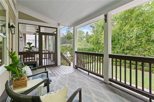 553 Park Ave, Saint Simons Island, GA 31522 - view of wooden terrace