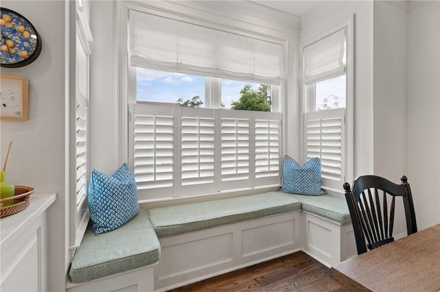 553 Park Ave, Saint Simons Island, GA 31522 - living area with dark wood-style floors and plenty of natural light