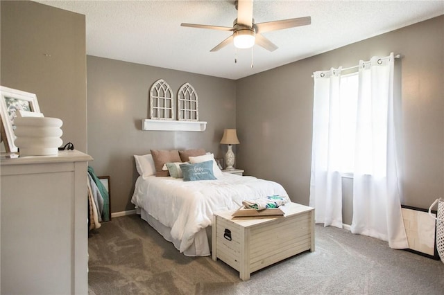 313 White Pine Highway, Nicholls, GA 31554 - bedroom featuring carpet floors, ceiling fan, and baseboards