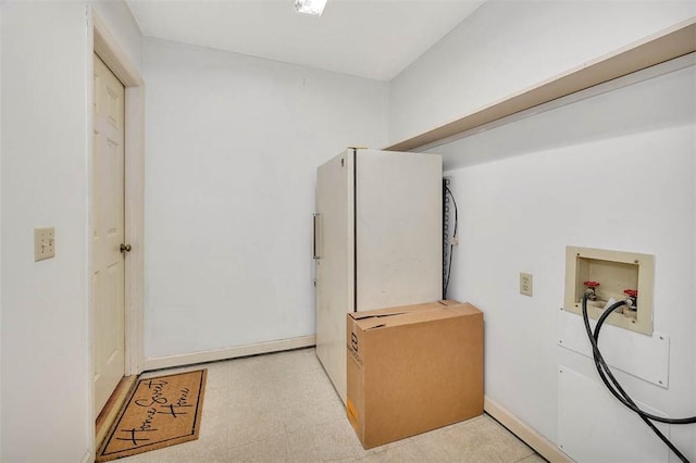 laundry room featuring hookup for a washing machine