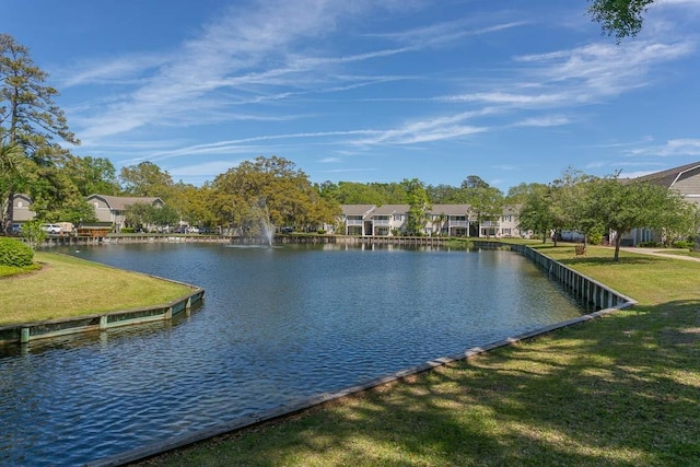 view of water feature