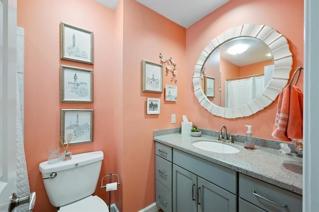 552 Old Plantation Rd, Jekyll Island, GA 31527 - full bathroom featuring vanity and a shower with shower curtain