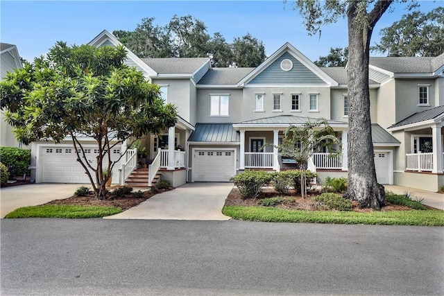 view of front of house with a porch