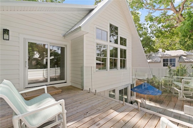 view of deck