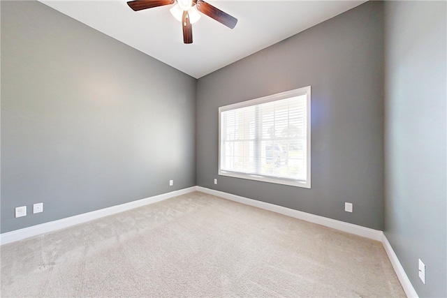 550 Freedom Trl, Brunswick, GA 31525 - carpeted empty room featuring ceiling fan