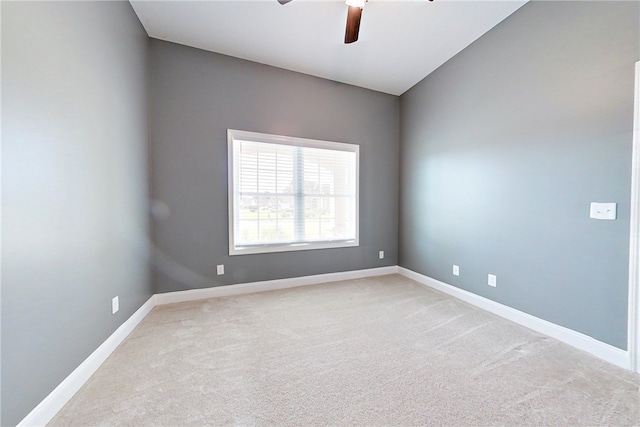 550 Freedom Trl, Brunswick, GA 31525 - carpeted empty room with ceiling fan and lofted ceiling