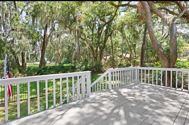704 Dungeness, Saint Simons Island, GA 31522 - view of wooden deck