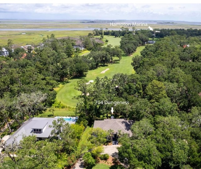 704 Dungeness, Saint Simons Island, GA 31522 - drone / aerial view of a local golf course