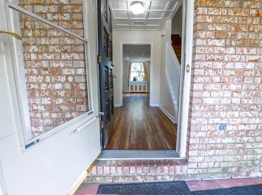 140 Belle Point Pkwy, Brunswick, GA 31525 - view of exterior entry featuring brick siding