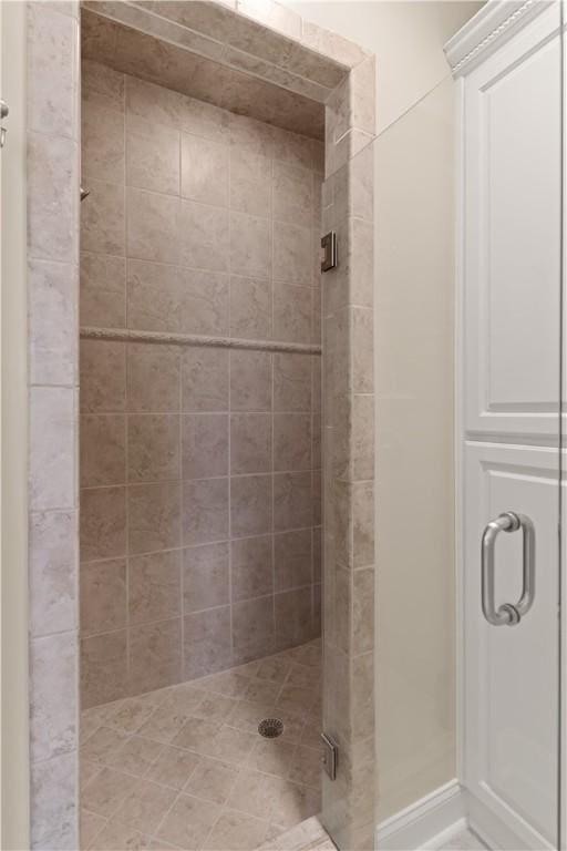 bathroom with walk in shower