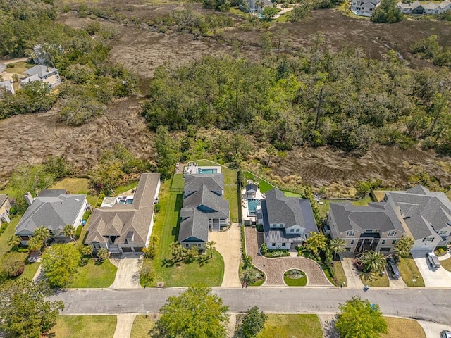 bird's eye view featuring a residential view