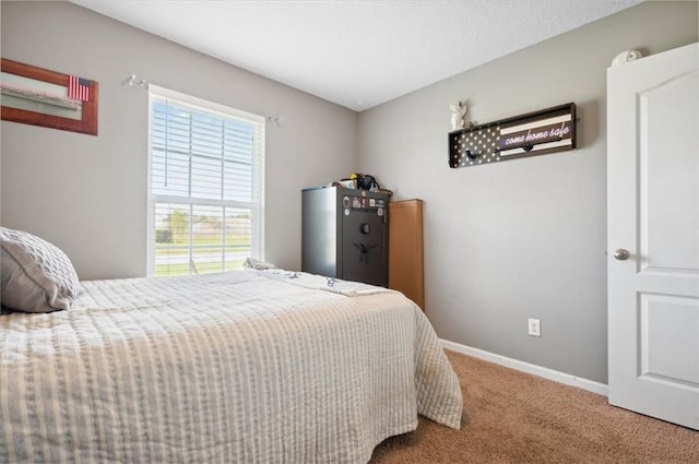 bedroom featuring carpet flooring