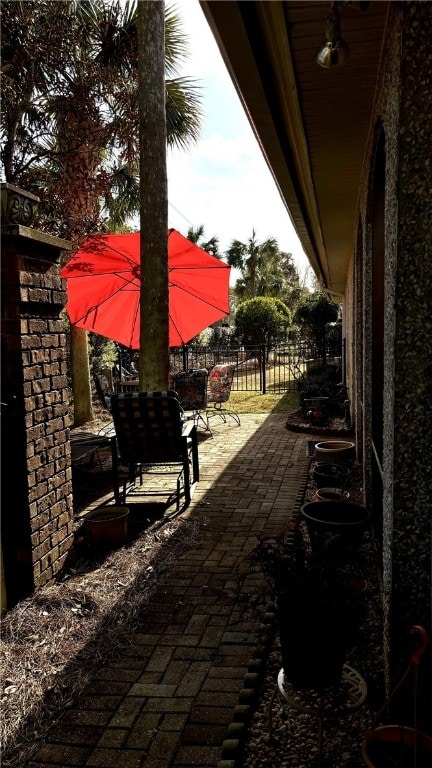 view of patio