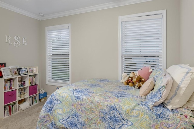 373 Harbour Island Cir, Waverly, GA 31565 - carpeted bedroom featuring crown molding