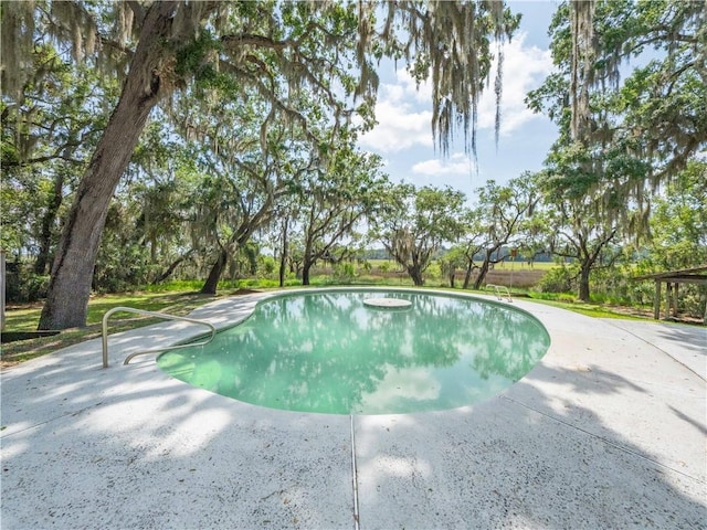 view of pool