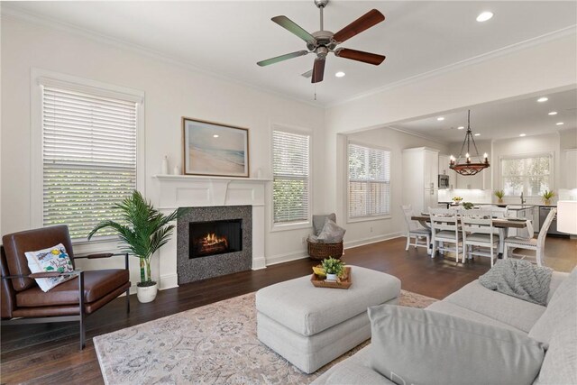 1040 Sinclair Pointe, Saint Simons Island, GA 31522 - spare room with hardwood / wood-style flooring, crown molding, and baseboards