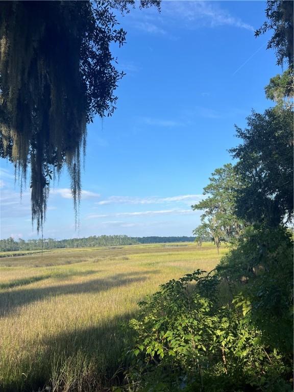 view of landscape featuring a rural view