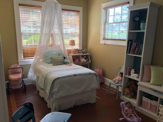 bedroom with baseboards