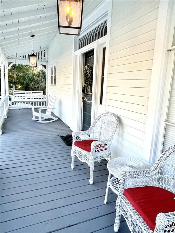 1915 Union St, Brunswick, GA 31520 - wooden terrace with covered porch