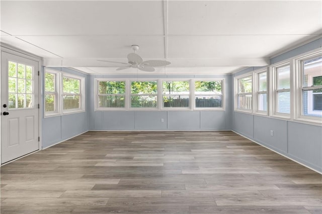 3120 Willow Ave, Brunswick, GA 31520 - unfurnished sunroom featuring wood finished floors