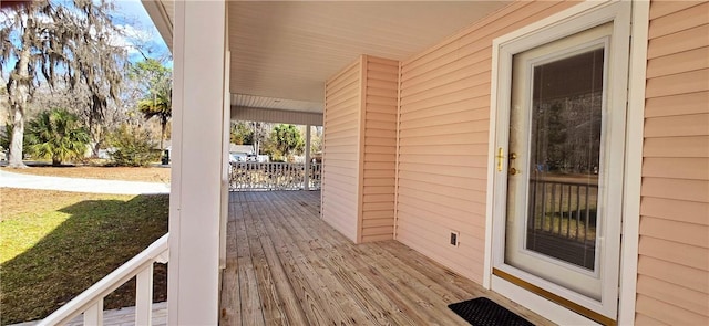 146 Don El St, Brunswick, GA 31523 - view of wooden porch
