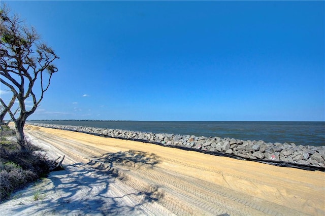 water view with a beach view