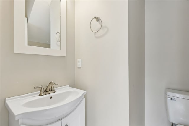 bathroom with toilet and sink