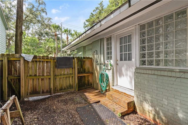 1138 Ocean Blvd, Saint Simons Island, GA 31522 - view of patio with entry steps