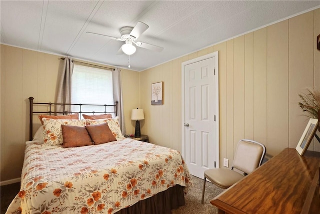 314 King David Rd, Jesup, GA 31545 - bedroom with carpet floors and ceiling fan